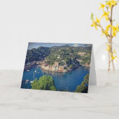 Portofino, Italia - Greeting Card カード (黄色い花)