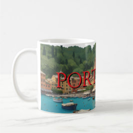 Portofino Mug Italian Riviera Seaside Coffee Cup コーヒーマグカップ