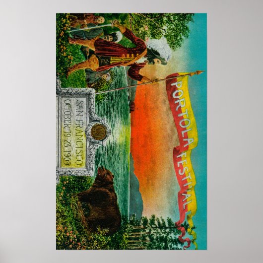 Portolaフェスティバル広告（エクスプローラー） ポスター (正面)