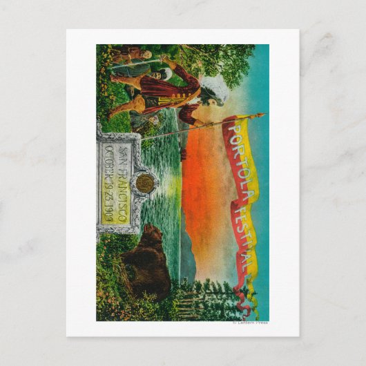 Portolaフェスティバル広告（エクスプローラー） ポストカード (正面)