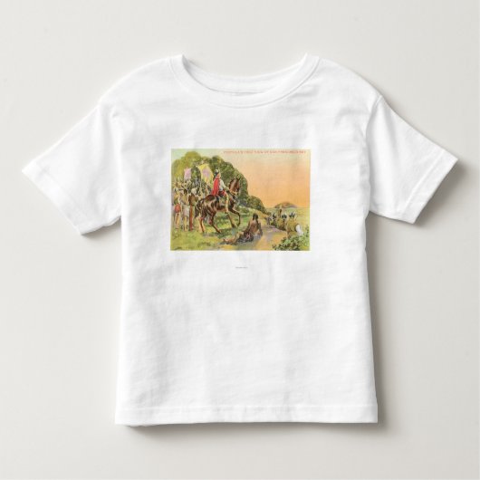 Portola's First View大尉の トドラーTシャツ (正面)