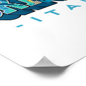 Portorosso Italiaロゴ ポスター (角)