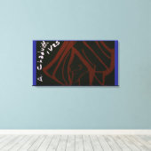 Portrait キャンバスプリント (インサイチュ (ウッドフロア))