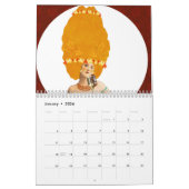 portrait art calendar カレンダー (1月 2026)