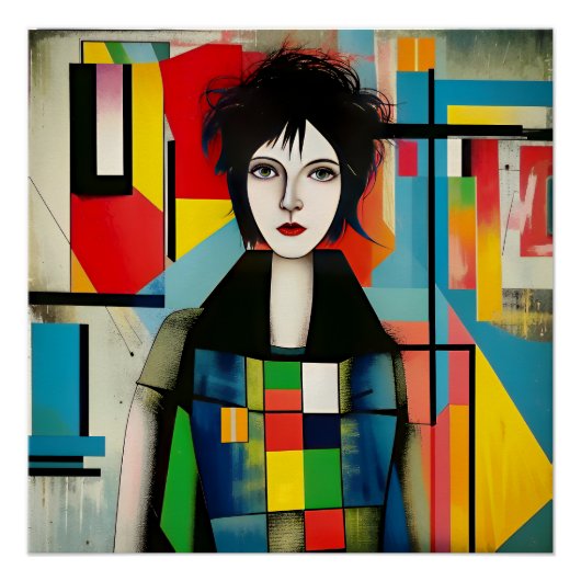 Portrait art moderne ポスター (正面)