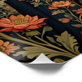 Portrait Dame au jardin moyen-âge renaissance ポスター (コーナー)