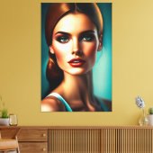 Portrait de Beauté キャンバスプリント (インサイチュ (リビング))
