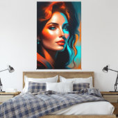 Portrait de Beauté キャンバスプリント (インサイチュ (寝室))