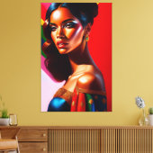 Portrait de Beauté キャンバスプリント (インサイチュ (リビング))