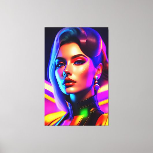 Portrait de Beauté キャンバスプリント (正面)