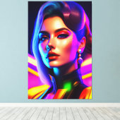 Portrait de Beauté キャンバスプリント (インサイチュ (ウッドフロア))