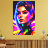 Portrait de Beauté キャンバスプリント (インサイチュ (リビング))