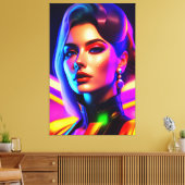 Portrait de Beauté キャンバスプリント (インサイチュ (リビング))