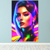 Portrait de Beauté キャンバスプリント (インサイチュ (ウッドフロア))