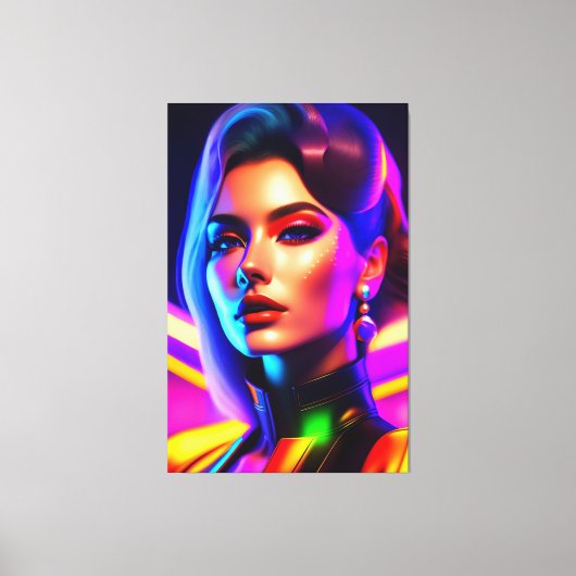 Portrait de Beauté キャンバスプリント (正面)