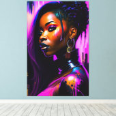 Portrait de Beauté キャンバスプリント (インサイチュ (ウッドフロア))