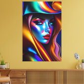 Portrait de Beauté キャンバスプリント (インサイチュ (リビング))