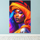 Portrait de Beauté キャンバスプリント (インサイチュ (ウッドフロア))