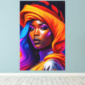 Portrait de Beauté キャンバスプリント (インサイチュ (ウッドフロア))