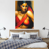 Portrait de Beauté キャンバスプリント (インサイチュ (寝室))