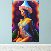 Portrait de Beauté キャンバスプリント (インサイチュ (ウッドフロア))