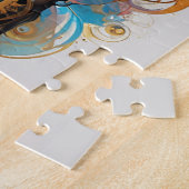 Portrait de femme, style steampunk ジグソーパズル (側面)