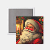 Portrait de Noël du Père Noël マグネット (正面/裏面)