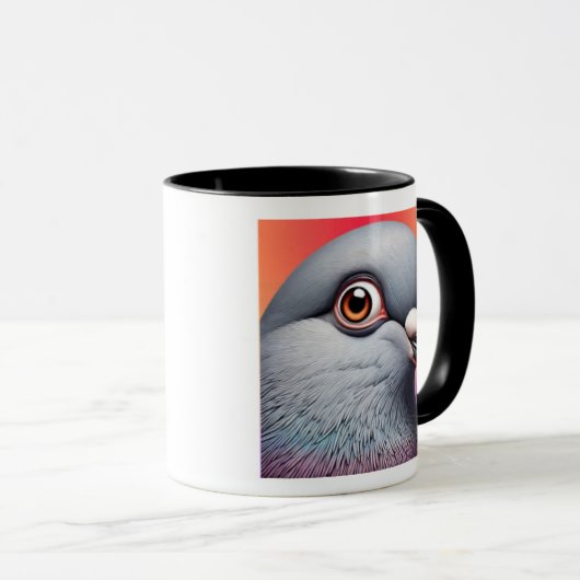 Portrait de pigeon. マグカップ (正面右)
