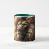Portrait d'un lion imposant. マグカップ (中央)