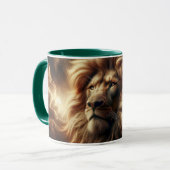 Portrait d'un lion imposant. マグカップ (正面左)