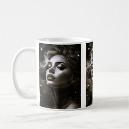 Portrait d'une beauté cosmique. コーヒーマグカップ