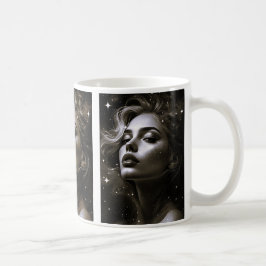 Portrait d'une beauté cosmique. コーヒーマグカップ