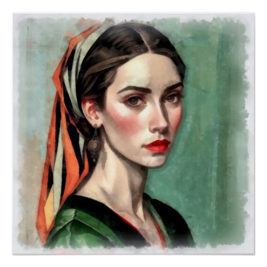 Portrait d'une femme ポスター (正面)