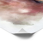 Portrait d'une femme aquarelle ポスター (コーナー)