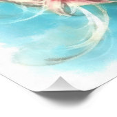 Portrait d'une femme aquarelle ポスター (コーナー)