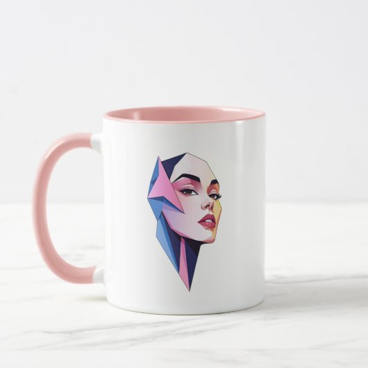 Portrait d'une femme de caractère. マグカップ (左)
