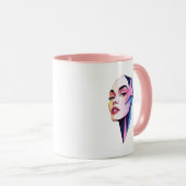 Portrait d'une femme de caractère. マグカップ (正面右)