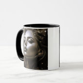 Portrait d'une femme étincelante. マグカップ (正面左)