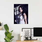 Portrait d'une mariée gothique ポスター (ホームオフィス)