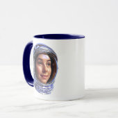 Portrait femme astronaute マグカップ (正面左)