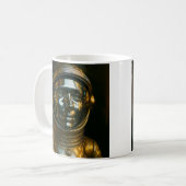 Portrait femme or astronaute コーヒーマグカップ (正面左)