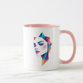 Portrait futuriste d’une femme. マグカップ