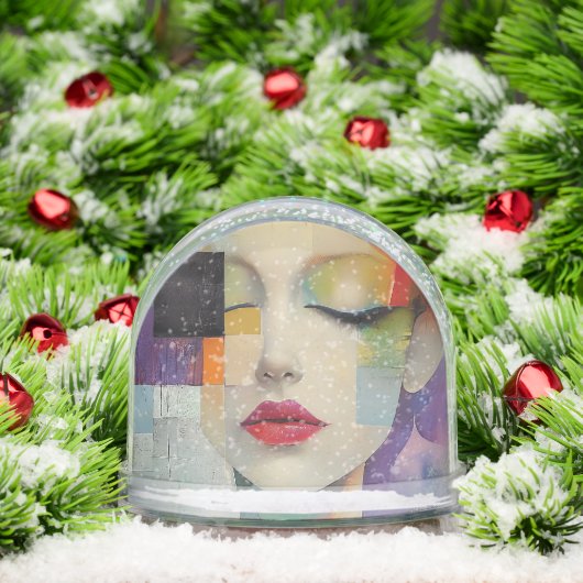 Portrait in Color Block Surrealism  (クリスマス)