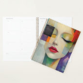 Portrait in Color Block Surrealism  プランナー手帳 (ディスプレー)