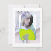 Portrait jeune fille pastel fluo collage numérique (正面)