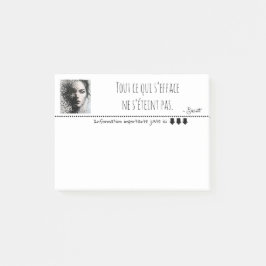 Portrait noir blanc pixel art  ポストイット