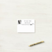 Portrait noir blanc pixel art  ポストイット (デスク上)