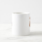 Portrait of a brown bear coffee mug コーヒーマグカップ (中央)