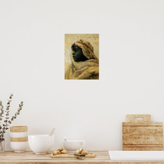 Portrait of a Nubian ポスター (キッチン)