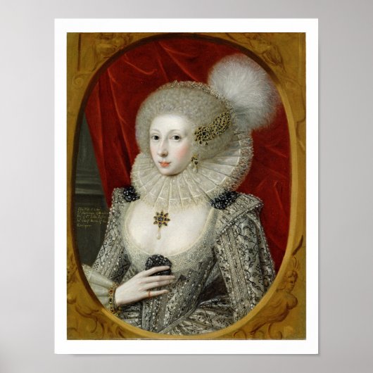 Portrait of a woman, possibly Frances Cotton, Lady ポスター (正面)